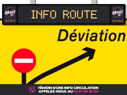 Intervention boulevard Demange à Metz ce 12 janvier 2023