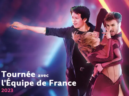 L’équipe de France de patinage artistique fait sa tournée !