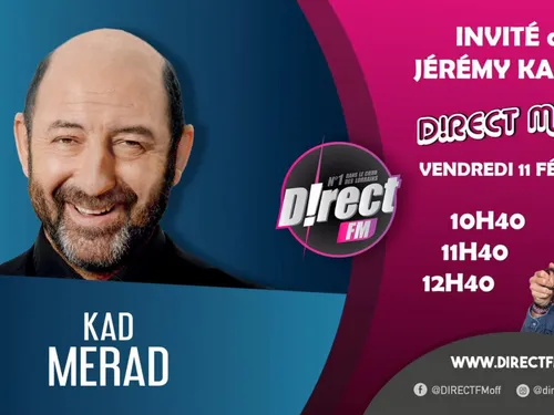 Invité : Kad Merad sera ce vendredi dans DIRECT MATIN