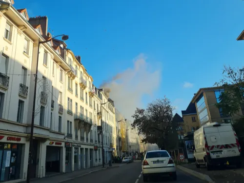 Metz : début d'un incendie près de la gare
