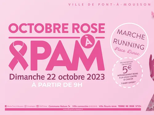 Octobre Rose : Pont-à-Mousson se bouge le 22 octobre