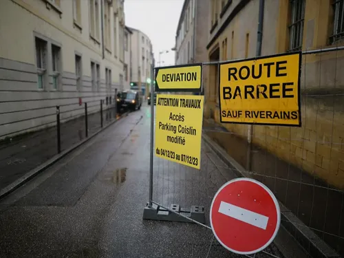 Travaux à Metz : ça coince près du parking Coislin