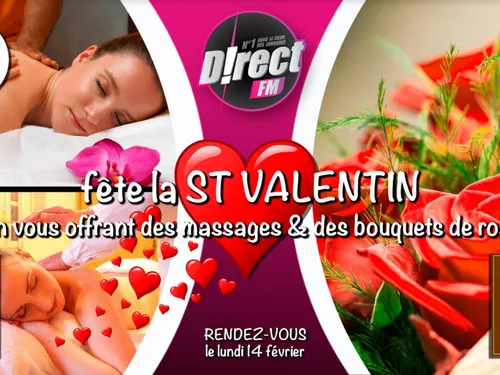 D!RECT FM s'occupe de votre Saint-Valentin