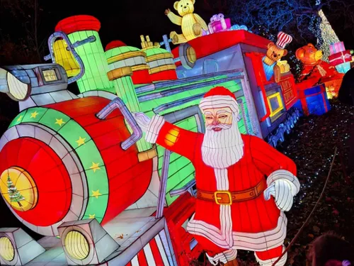 (Photos) : un sentier des lanternes toujours aussi populaire à Metz