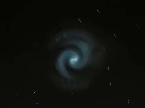 Insolite : Une spirale bleue vue dans le ciel en Lorraine
