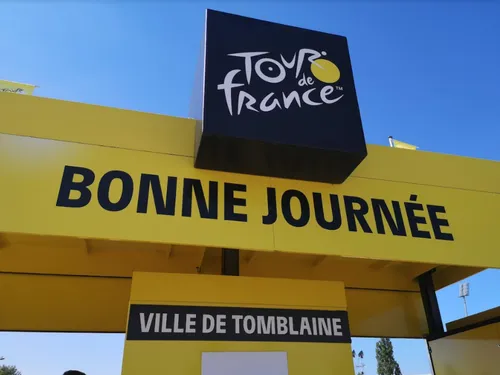 (Photos) : une 7e étape du Tour de France sous le soleil à Tomblaine