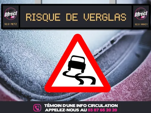 Météo : températures négatives et risque de verglas en Lorraine