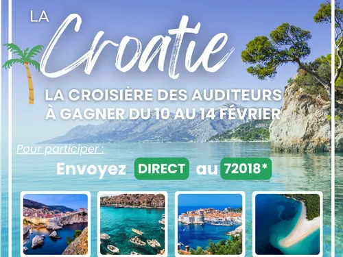 Une Croisière à gagner sur D!RECT FM..!