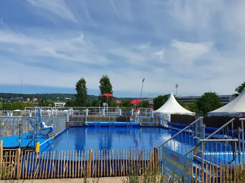 Ouverture de la plage des deux rives à Nancy : une vague de chaleur...