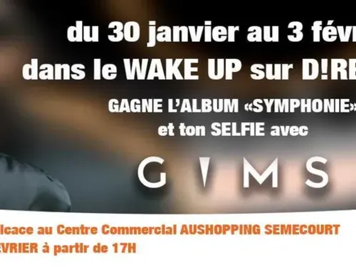 Gagnez votre selfie avec GIMS ainsi que son dernier album