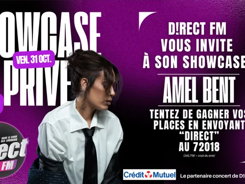 Amel Bent en Showcase avec D!RECT FM !