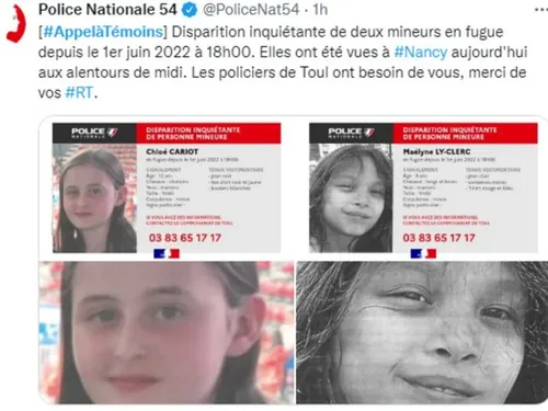 Police : les deux fillettes ont été retrouvées saines et sauves 