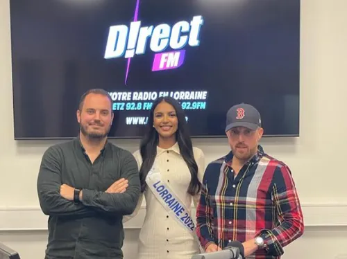 Sarah Aoutar, notre miss lorraine 2022 était dans le Wake Up de...