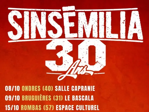 Vos places pour le concert de Sinsémilia à Rombas