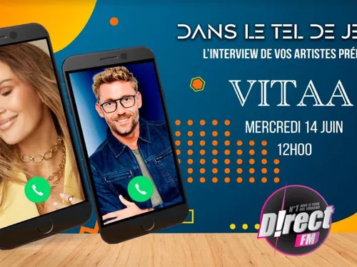 Ne ratez pas le passage de Vitaa sur D!RECT FM