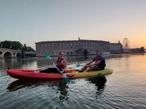 Une balade-apéro sur la Garonne en ... Kayak ! 