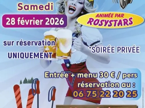 APRES SKI LE 28 FEVRIER A SAINT JEAN KOURTZERODE