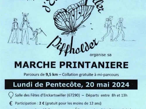 MARCHE PRINTANIERE LE 20 MAI A ERCKARTSWILLER