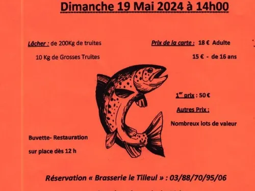 CONCOURS PECHE A LA TRUITE LE 19 MAI