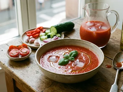 Gaspacho de tomates cerises