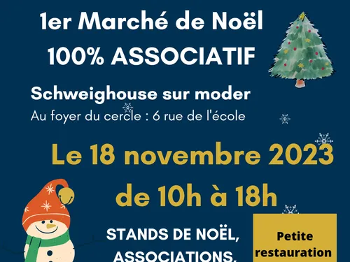 1er Marché de Noël 100% Associatif 
