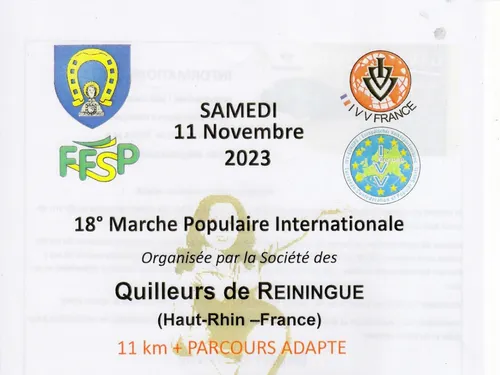 La 18 ième marche populaire de la Fédération Française des Sports...