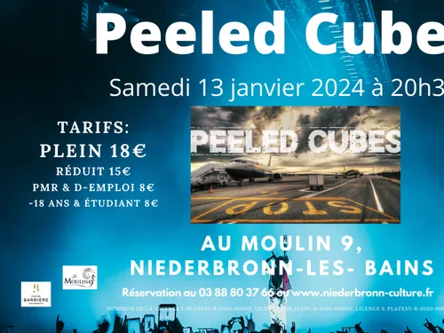  Concert PEELED CUBES Au Moulin 9 à Niederbronn-les-bains