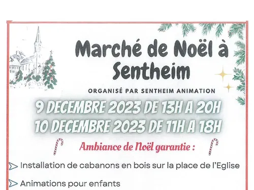 Marché de Noël à Sentheim