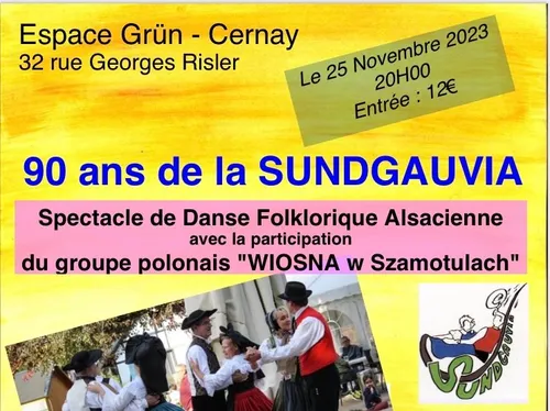  90ème anniversaire du groupe folklorique "La Sundgauvia"