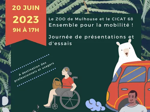 Le Zoo de Mulhouse et le CICAT 68 ensemble pour la mobilité !