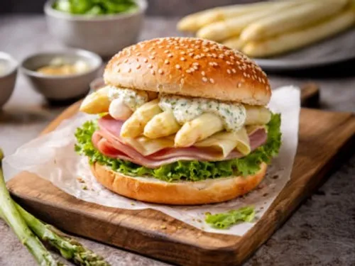 Burger à l’Asperge d’Alsace