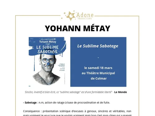 «Le Sublime Sabotage»