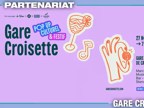 PARTENARIAT CANNES RADIO : GARE CROISETTE A CANNES