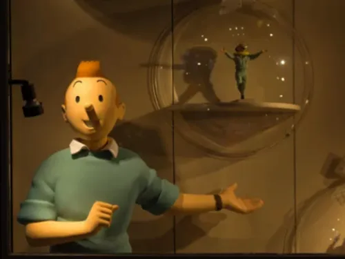 EN VOITURE AVEC TINTIN