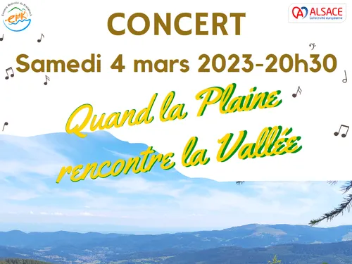 Concert : Quand la Plaine rencontre la Vallée