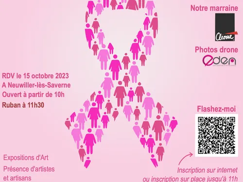 Ruban rose par Les Ateliers de l'Embellie-Alsace