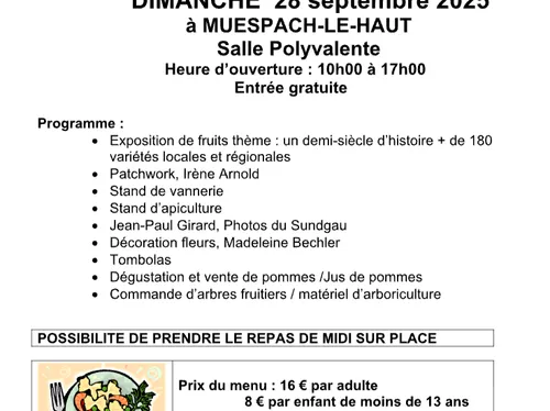 Exposition fruitière