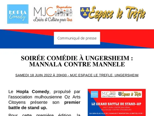 Grand Battle stand-up du Hopla Comedy