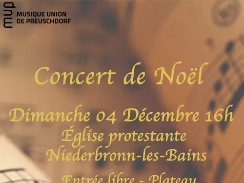 Le Concert de Noël de la MUP 