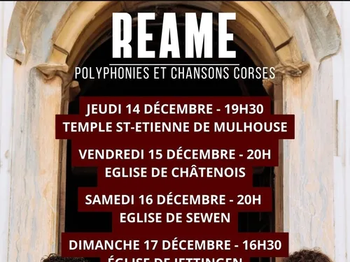 Concerts par un groupe de chants polyphoniques corse