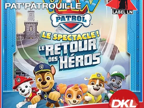 Gagnez vos places pour le spectacle Pat'Patrouille !