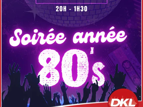 Gagnez vos entrées à une soirée années 80 ! 