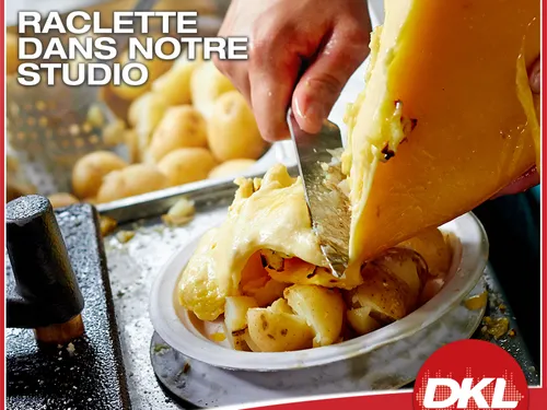 Dégustez une raclette avec GioGusto dans notre studio !