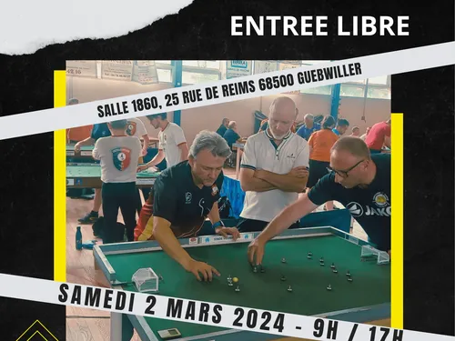  Première Coupe du Grand Est de Football de Table / Subbuteo