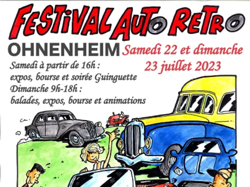 11ème Festival Auto Rétro au bord de l'étang de Ohnenheim en Alsace
