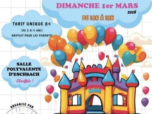 ESCHBACH : GRAND PARC DE STRUCTURES GONFLABLES 