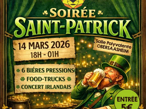 La Brasserie Suff'Bier organise pour la 3ème fois une soirée Saint...