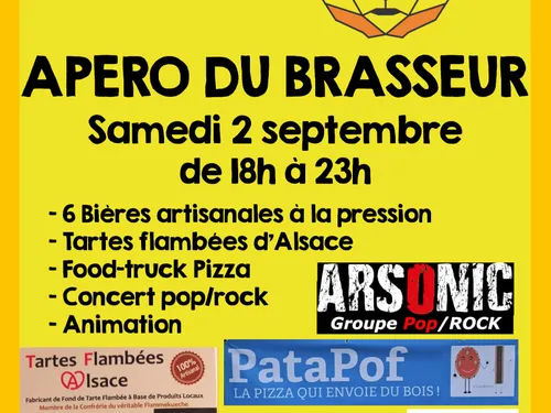 L'apéro du Brasseur à la Brasserie Suff'Bier