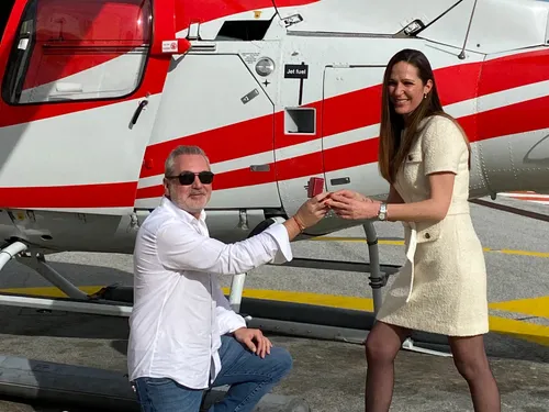 JEU DEMANDE EN MARIAGE AVEC HELI AIR MONACO
