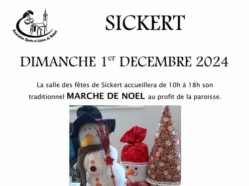 Marché de Noël à Sickert 